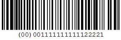 GTIN 14 barcodes