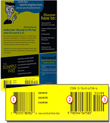ISBN & UPC Barcodes on a Book Cover