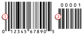 Sample UPC and Greeting Card Barcode Image