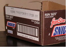 SCC-14 code on Snickers Master Carton